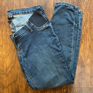 Maternity Jeans - Indigo Blue, Side Panel